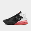 Nike Lebron 18 Low Basketball Shoe In Black,bright Crimson,white
