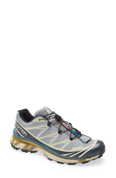 Salomon Xt-6 Trail Running Shoes In Grey/ Beige