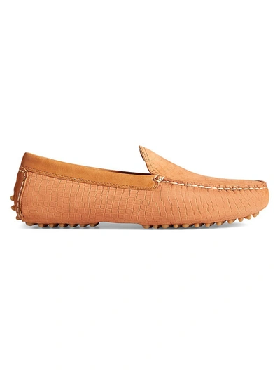 Sperry Gold Cup Meridian Nubuck Moccasins In Tan