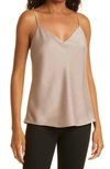 Club Monaco Kora Satin Camisole In Bark