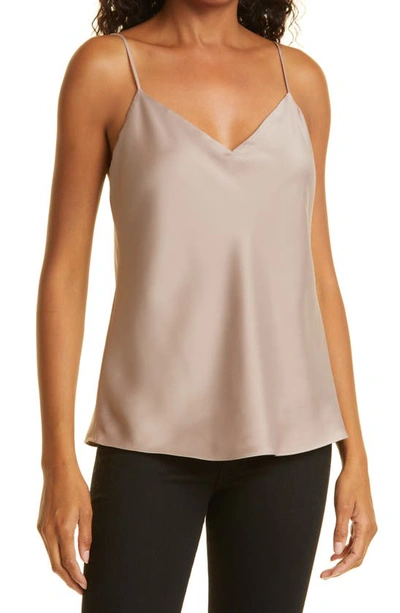 Club Monaco Kora Satin Camisole In Bark