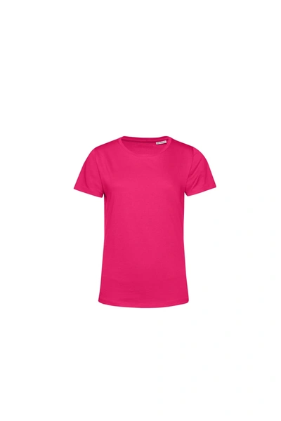 B&c Womens/ladies E150 Organic Short-sleeved T-shirt (magenta) In Purple