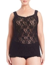 Hanky Panky Plus Size Signature Lace Chemise Lingerie 485214x In Black