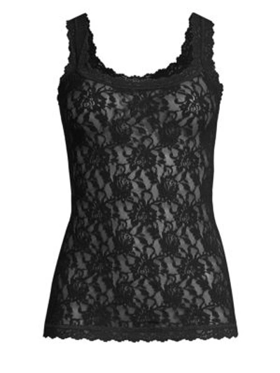 Hanky Panky Signature Sheer Lace Lingerie Camisole 1390l In Black