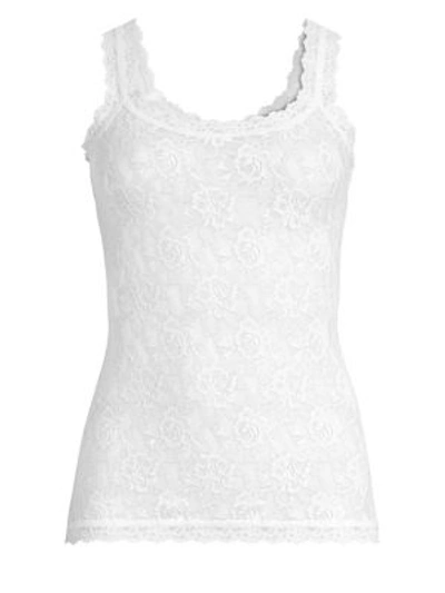 Hanky Panky Signature Sheer Lace Lingerie Camisole 1390l In White