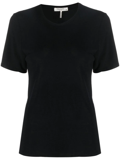 Rag & Bone The Gaia Organic Cotton T-shirt In Black