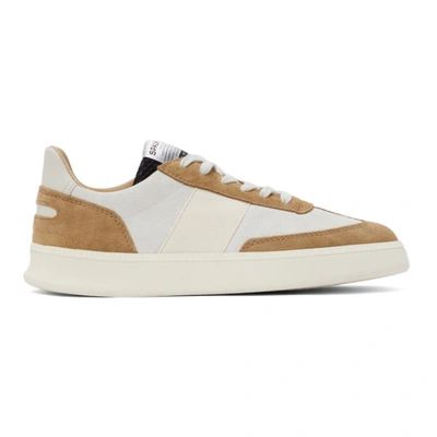 Spalwart Tan & Off-white Suede Smash Low (ws) Sneakers In Camel