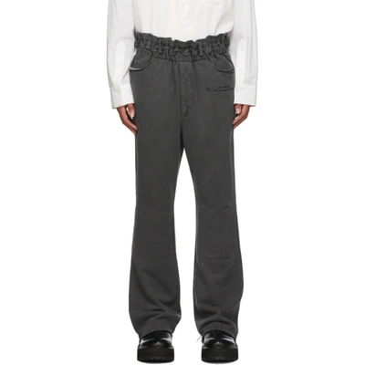 Bed J.w. Ford Grey Relaxed Lounge Pants In Charcoal
