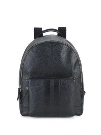 Cole Haan Pebbled Leather Backpack In Black