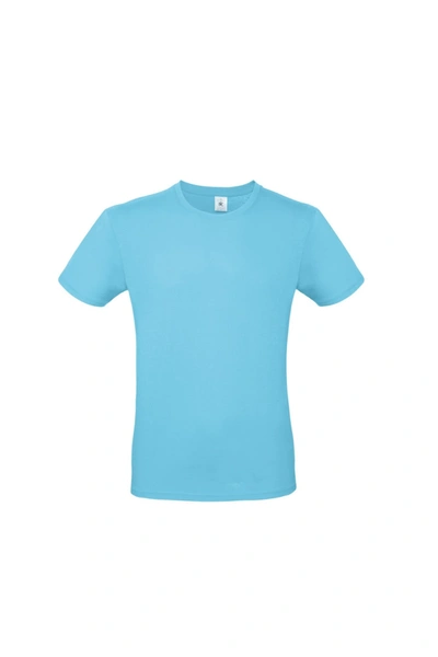 B&c Mens E150 Tee (turquoise) In Blue