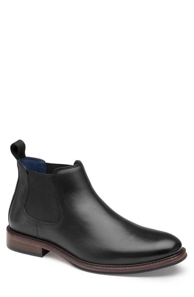 Johnston & Murphy Men's Xc Flex Raleigh Chelsea Boots Men's Shoes In Black