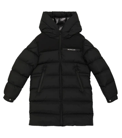 Moncler Kids' Nuray Hooded Down Coat In Black