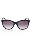 Max Mara Womens Marrone Mele Occhiali Butterfly-frame Acetate Sunglasses 1size In Black