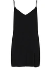 Reformation Marlowe Sleeveless Minidress In Black