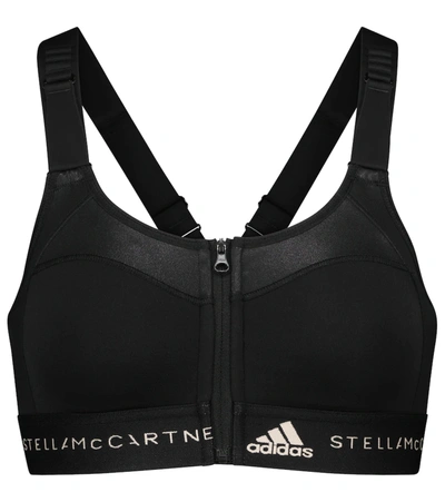 Adidas By Stella Mccartney Truestrength Post-mastectomy High-support Sports Bra In Black