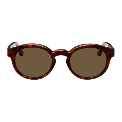 Han Kjobenhavn Tortoiseshell Dan Sunglasses In Amber