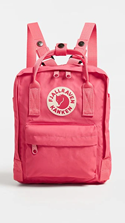Fjall Raven Kanken Mini Backpack In Flamingo Pink