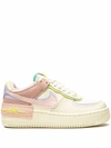 Nike Air Force 1 Shadow "cashmere" Sneakers In Cashmere/pale Coral/pure Violet