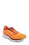 Saucony Ride 14 Running Shoe In Yellow/ Red