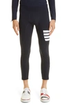 Thom Browne 4-bar 7/8 Compression Tights In Dark Navy