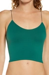 Free People Intimately Fp Crop Top In Emerald Waters