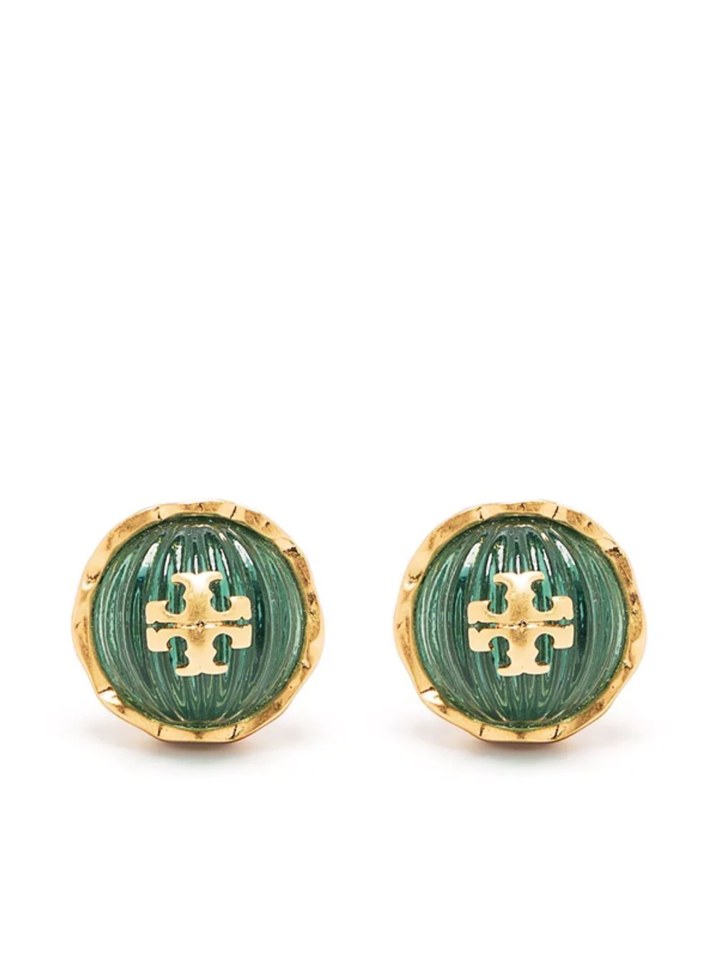 TORY BURCH Roxanne Stud ピアス グリーン 関＊送込 トリーバーチ ピアス ROXANNE FRONT-BACK EARRING グリーン系