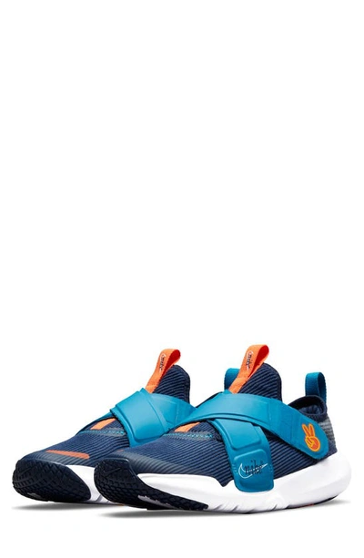 Nike Flex Advance Se Little Kids' Shoes In Navy/ White/ Blue/ Orange