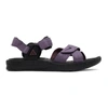 Nike Acg Air Deschutz Nylon, Rubber And Neoprene Sandals In Viola