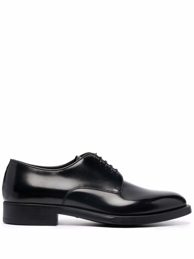 Giorgio Armani Lace-up Oxford Shoes In Black