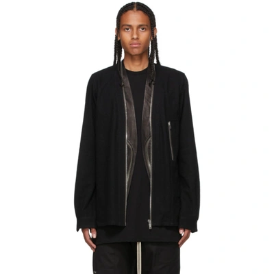 【美品】Rick Owens Zip Larry Shirt 美品】Rick Owens Zip Larry Shirt