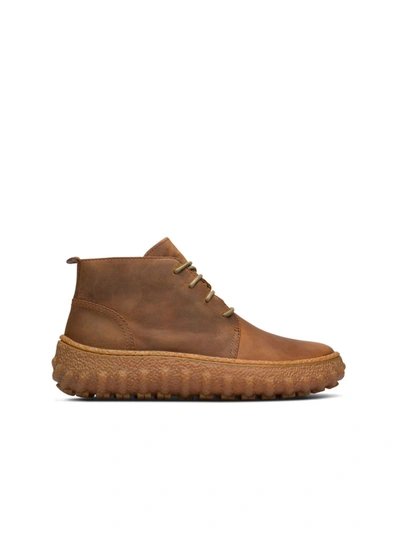 Camper Ground Boot Sneakers In Brown
