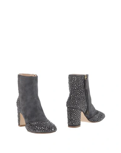 Polly Plume Ankle Boot In Lead