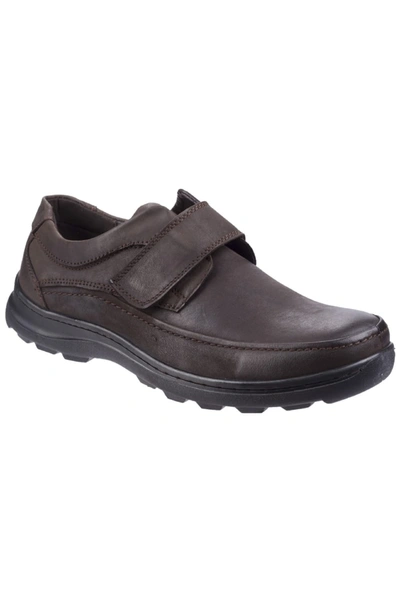 Fleet & Foster Mens Hurghada Leather Shoes In Brown