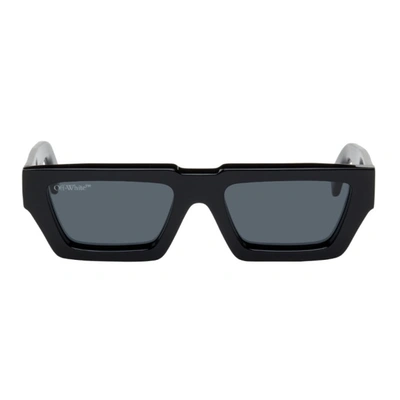 Off-white Manchester 146mm Rectangle Sunglasses In Black