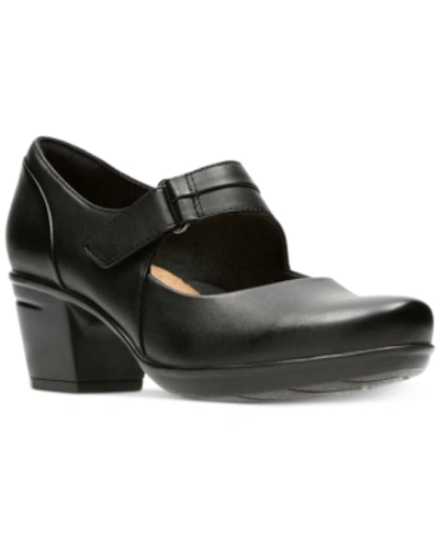 Clarks Collection Women's Emslie Lulin Mary Jane Pumps Women's Shoes In Black