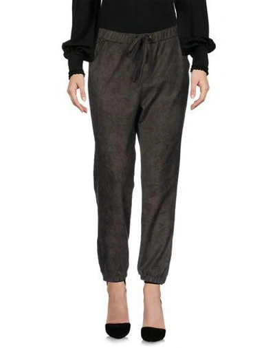 Black Orchid Casual Pants In Military Green