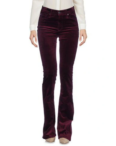 Ag Casual Pants In Deep Purple