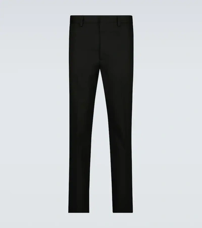 Acne Studios Ayonne Cotton-blend Twill Trousers In Navy