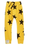 Nununu Kids' Star Baggy Pants In Yellow