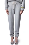 Zadig & Voltaire Steevy Cotton Joggers In Gchi