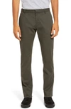 Vince Griffith Brushed Stretch Cotton Twill Chino Pants In Dk Frog