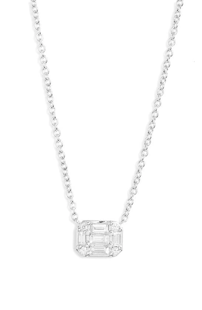Kwiat Sunburst Diamond Pendant Necklace In White Gold