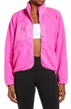 Free People Fp Movement Hit The Slopes Fleece Jacket In Living Magenta