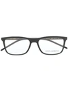 Dolce & Gabbana Rectangular Frame Optical Glasses In Black