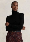 Polo Ralph Lauren Slim Fit Cashmere Turtleneck Sweater In Collection Camel Melange