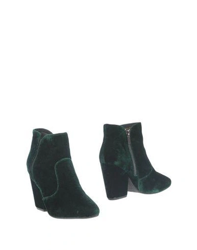 Essentiel Antwerp Ankle Boots In Dark Green