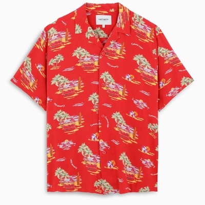 Carhartt Short-sleeve Beach Shirt 'etna Red'