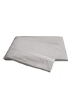 Matouk Nocturne 600 Thread Count Flat Sheet In Silver