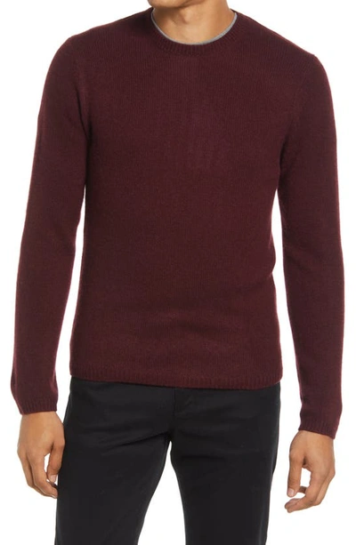 Vince Crewneck Sweater In Forest Berry