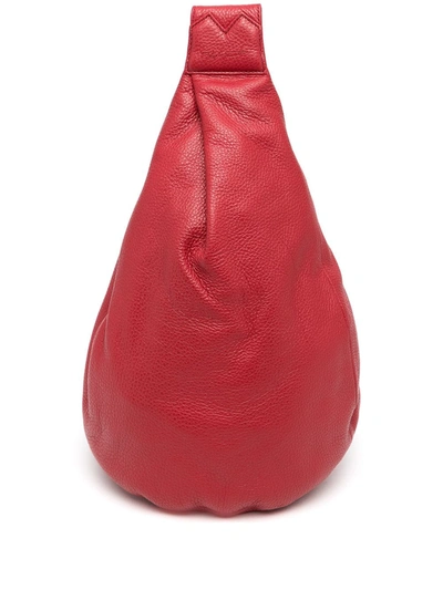 Discord Yohji Yamamoto Y Leather Backpack In Red